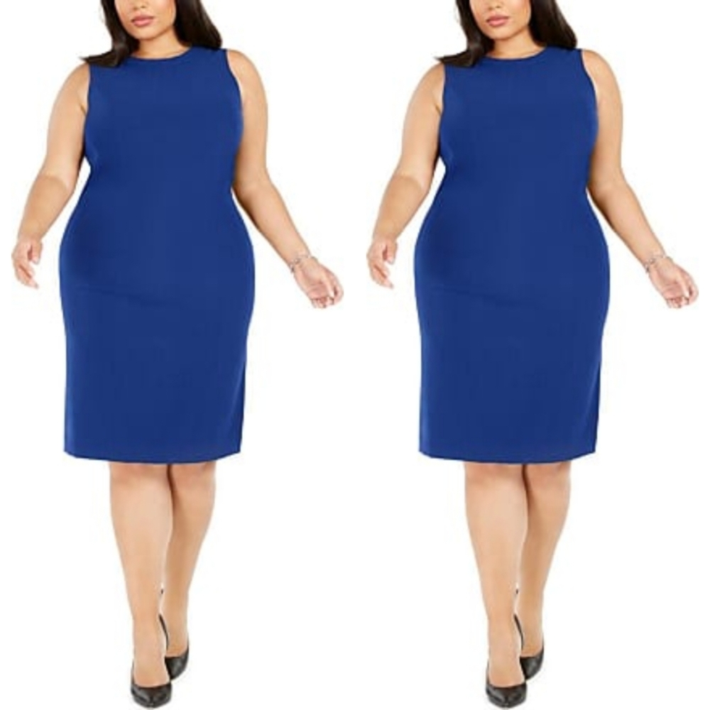 KASPER PLUS SIZE SHEATH DRESS
